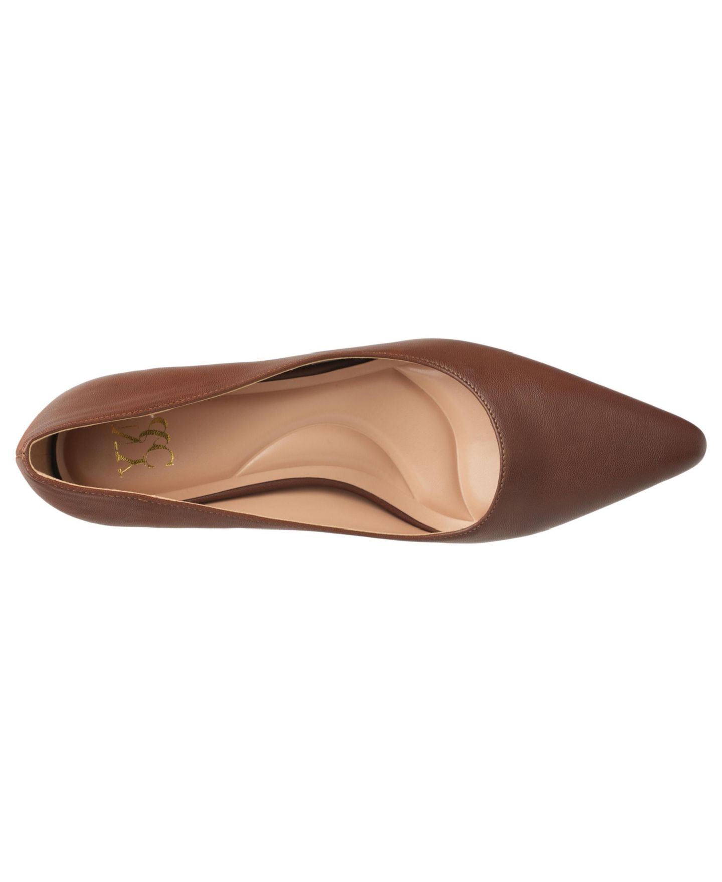Женские туфли New York & Company Kaelyn Kitten Heel Pump, цвет: Коричневый — фото 6