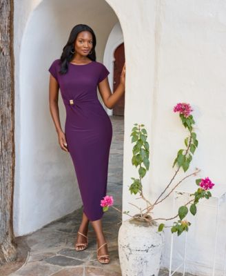 Women's Pull-On Round Neck Dress