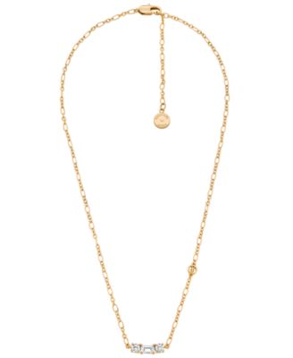 Mixed Cut Stone Necklace