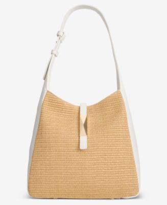 I.N.C. International Concepts Salee Straw Shoulder Handbag, Macy's