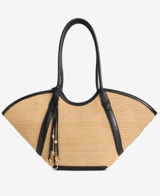 Zavaa Straw Tote Handbag