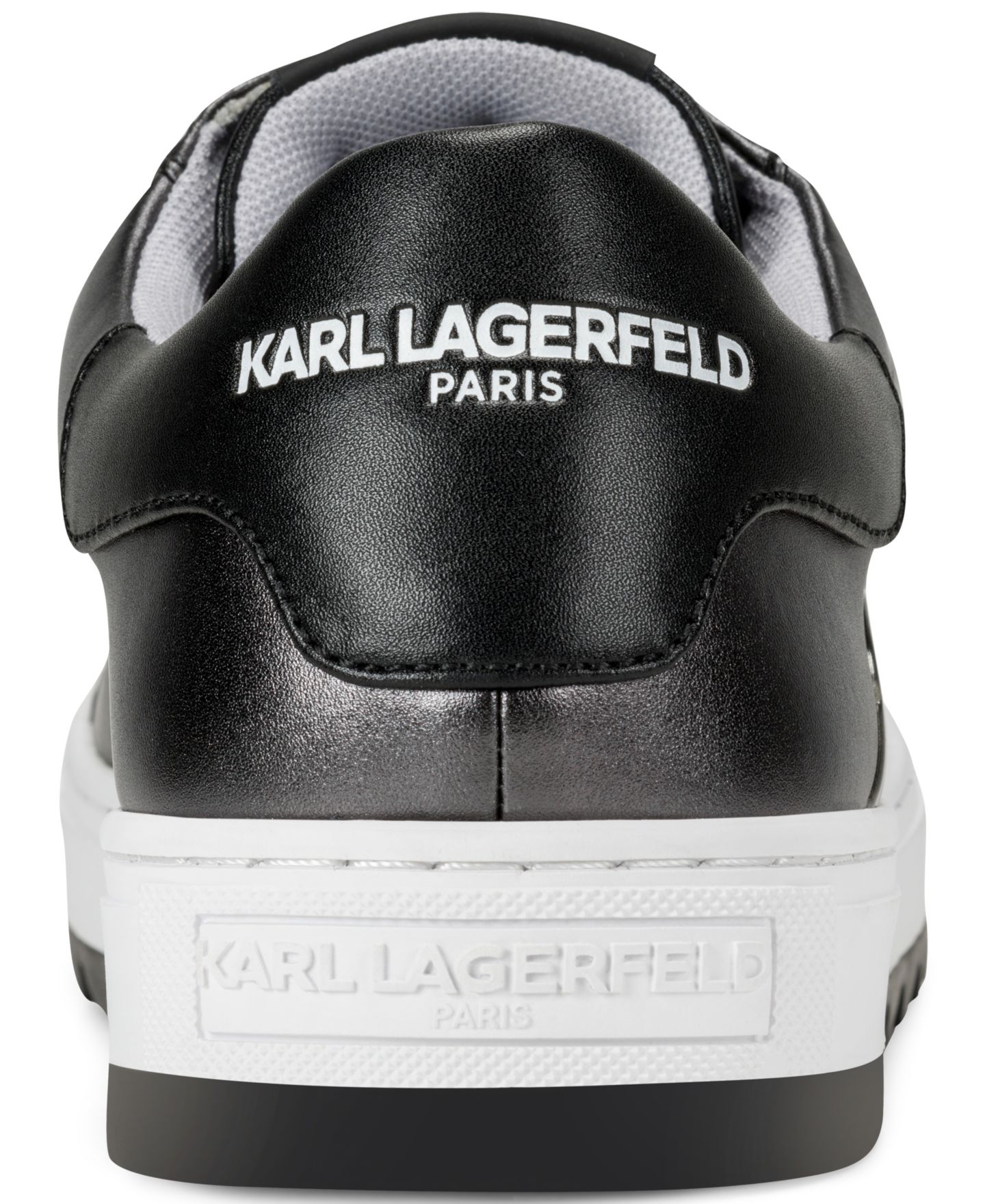 Мужские кроссовки KARL LAGERFELD PARIS Lace-Up, цвет: Чёрный / Металлический — фото 3
