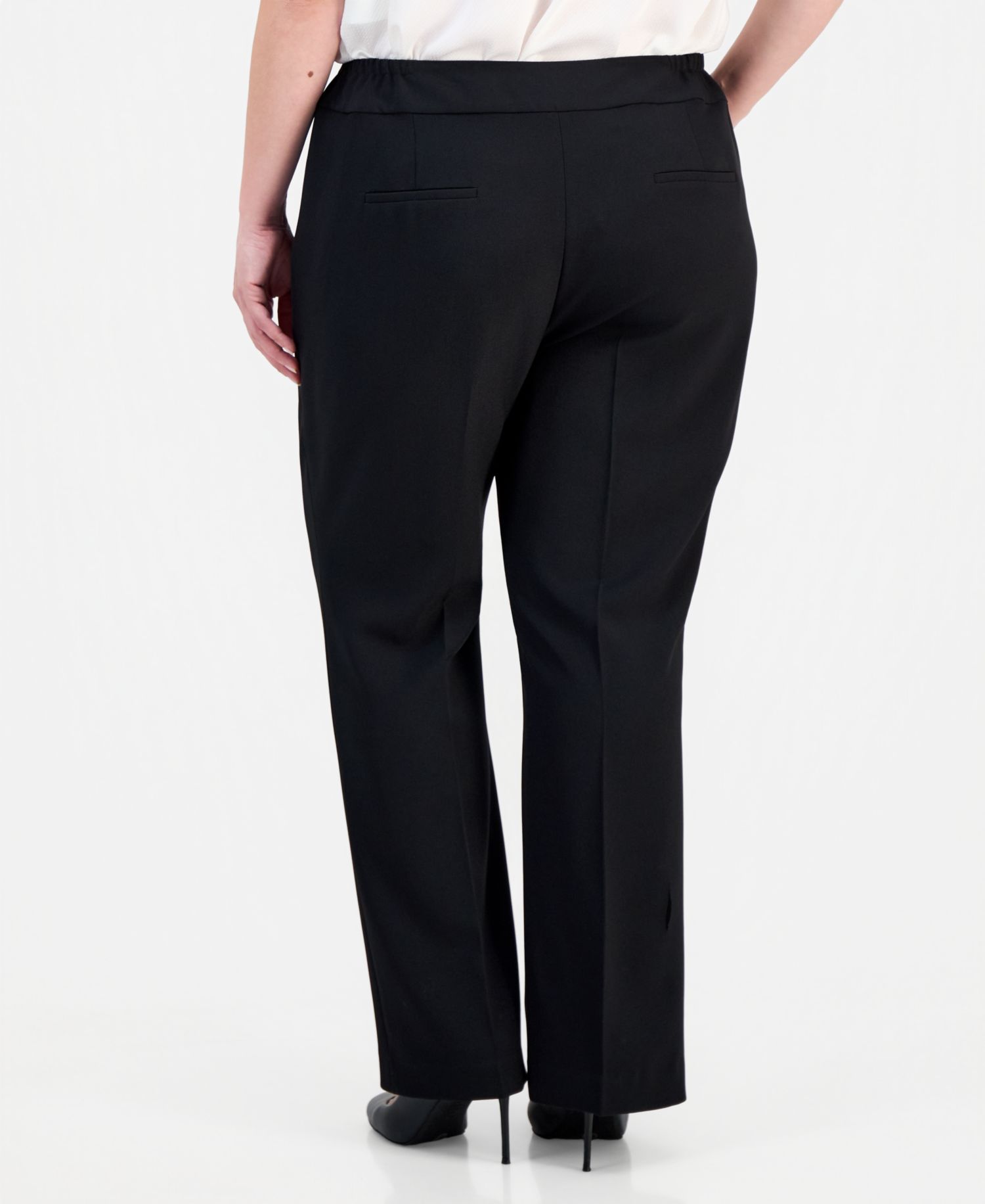 Plus Size High Rise Bootcut Pants