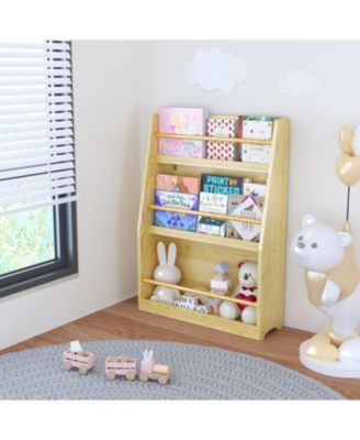 3-Tier Kids Book Rack Bedroom Playroom Classroom Organizer