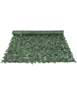 Ivy Privacy Fence, 96 x 72 in, Artificial Green Wall, Faux Hedges for Garden and Patio