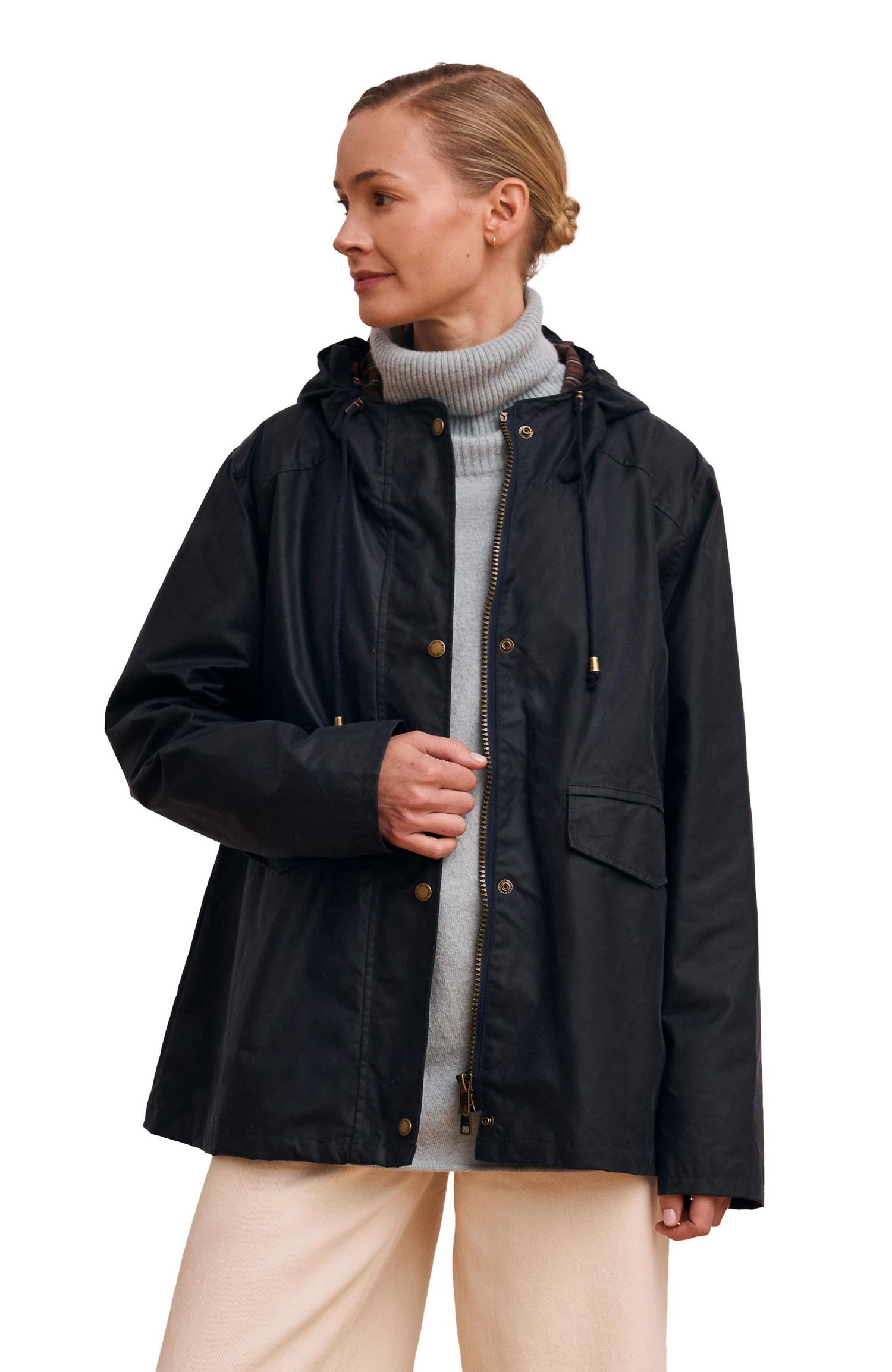 Women's British Pleat Waxed Jacket