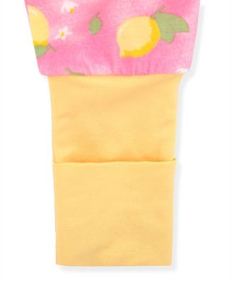 Baby Girls' Printed Pajama and Headband, 2-Piece Set