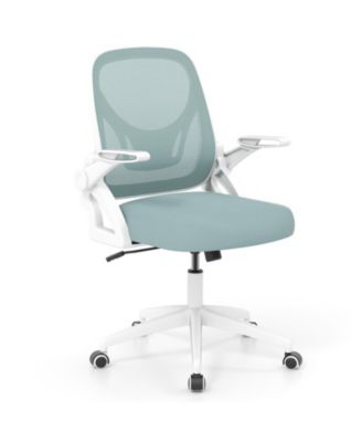 Computer Chair Ergonomic Lumbar Support Flip Up Arms