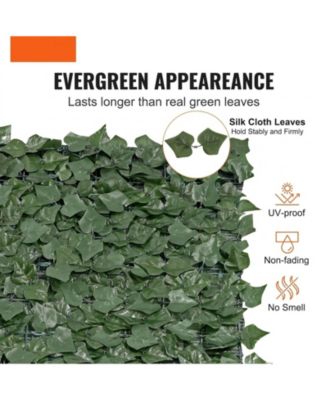 Ivy Privacy Fence, 39 x 198 Wall, Faux Hedges for Garden Use