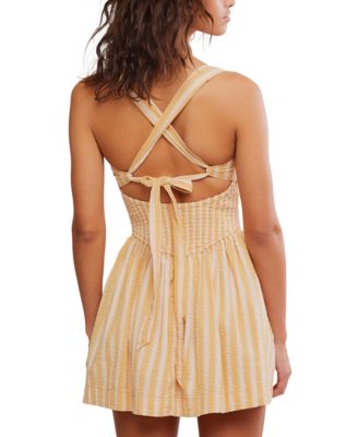 Women's Laurel Plaid Cotton Mini Dress