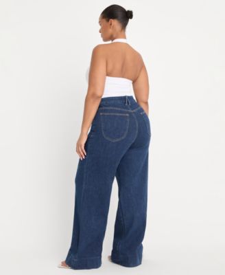 Women's High-Rise Wide-Leg Jeans