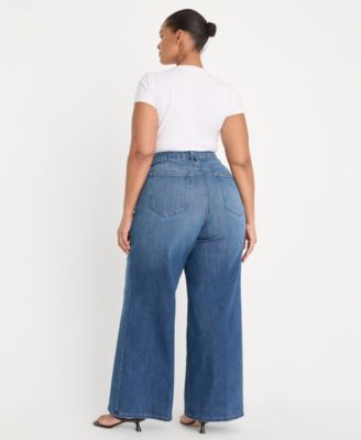 Women's Soft Tech Palazzo Ankle-Length Jeans