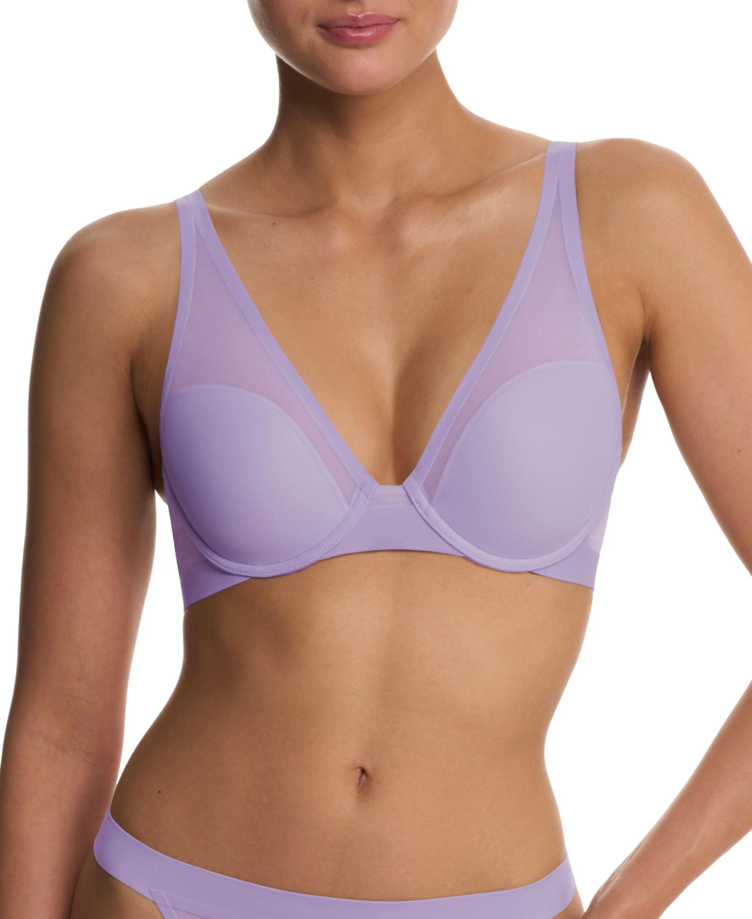 Women's True Zen Mesh Plunge T-Shirt Bra