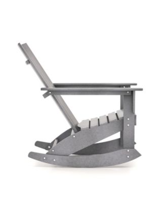 Set of 2 Adirondack Rocking Chair All Weather HDPE Rocker Patio