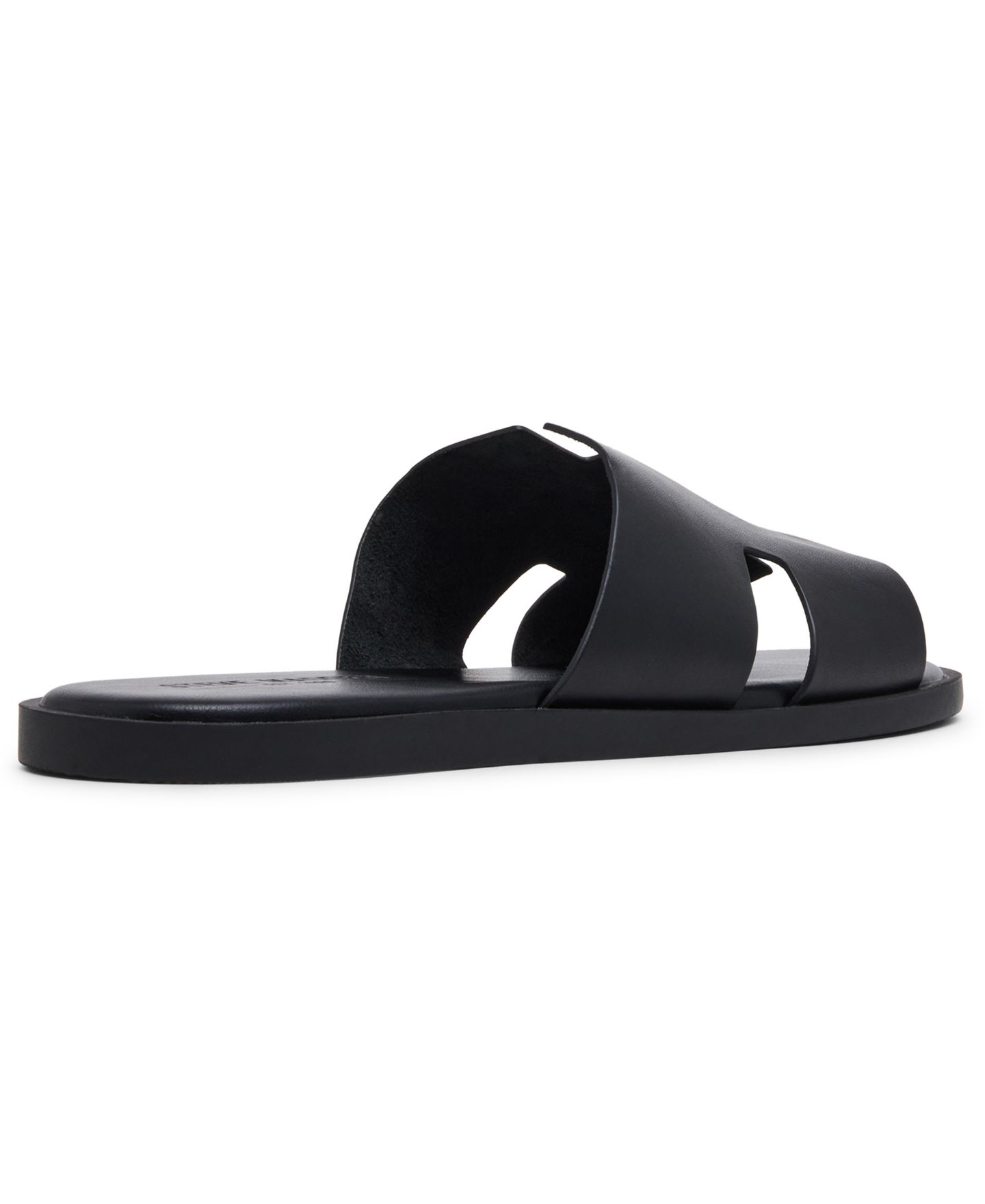 Мужские тапочки Steve Madden Leone Slip-On Slipper, цвет: Чёрный — фото 7