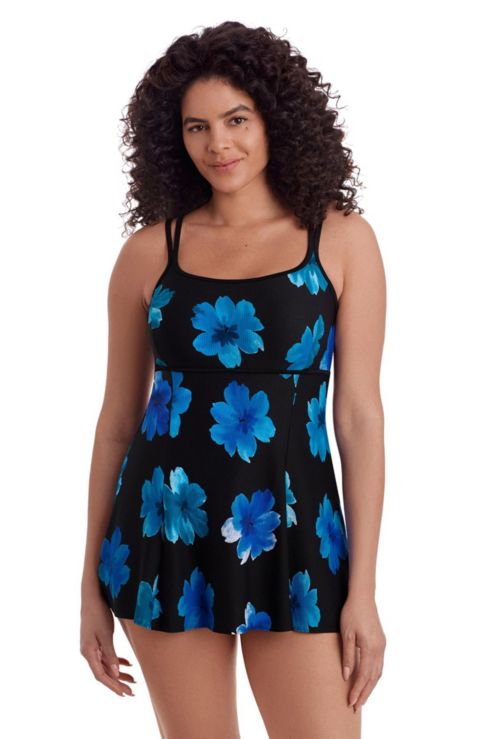 Женские платья Longitude Women's Empire Princess Seam Long Torso Swim Dress