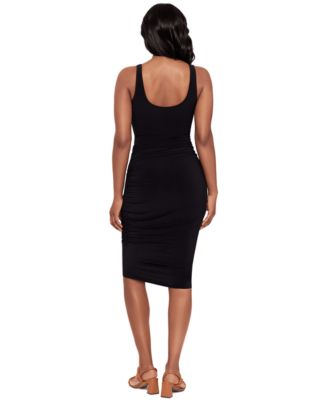 Women's Crewneck Midi Shaping Dress