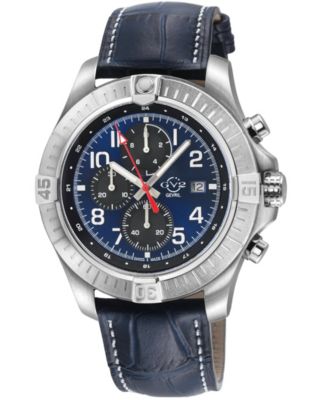 Men's T38 Swiss Quartz Italian Leather Strap Watch
