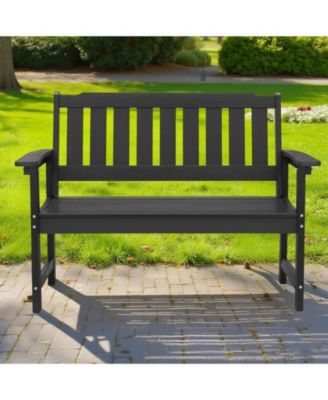 Patio Park Bench 36-Inch Weatherproof