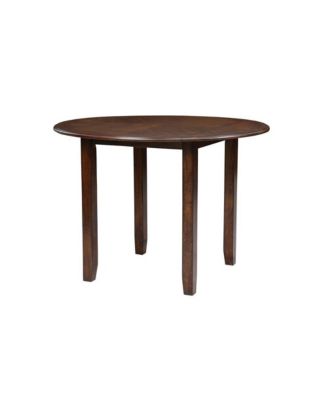 Gia 3-Piece 42" Wood Round Dining Set with 2 Chairs in Cherry