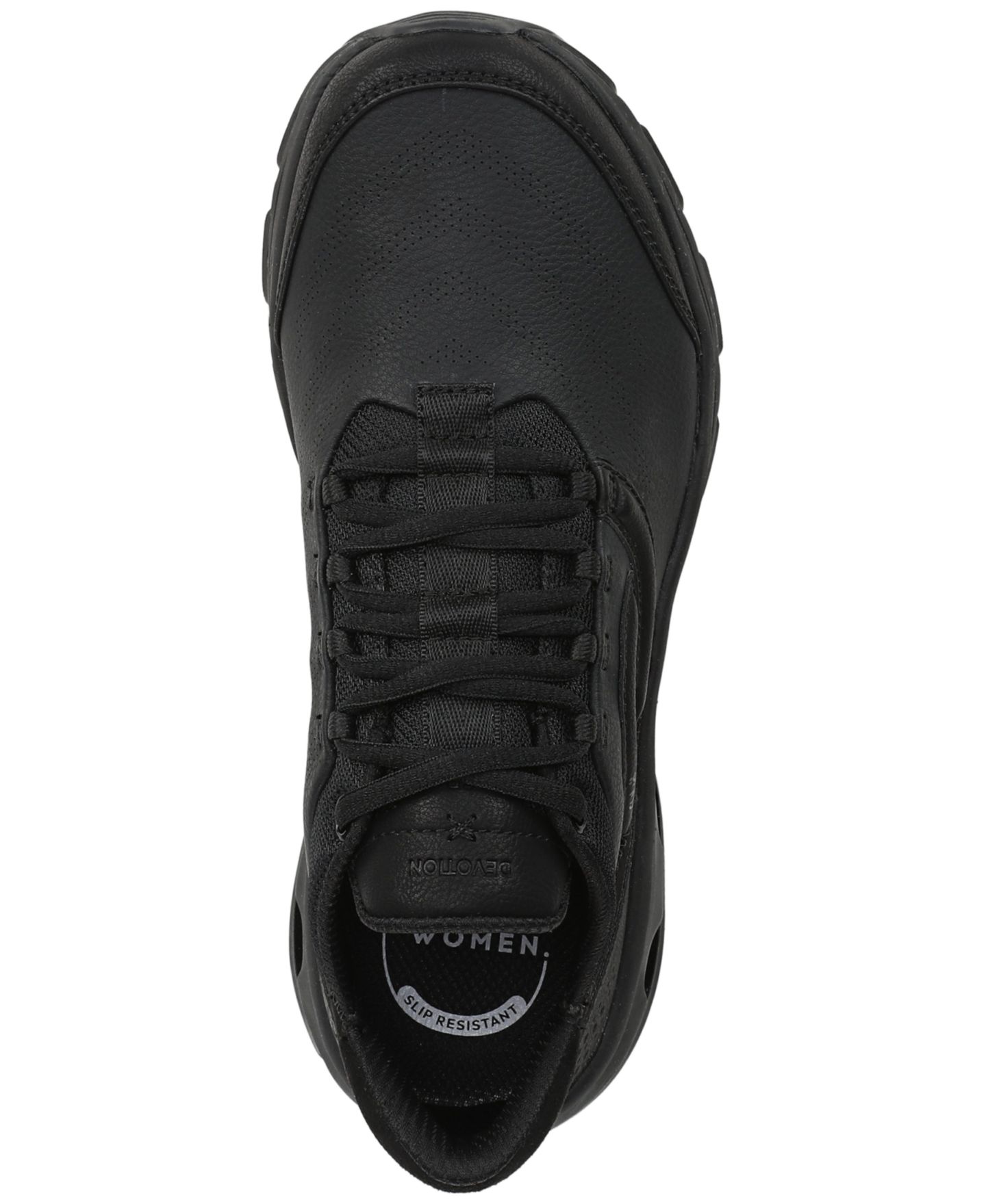 Женские кроссовки Ryka Devotion Sr Slip-Resistant Walking, цвет: Чёрный кожаный — фото 4