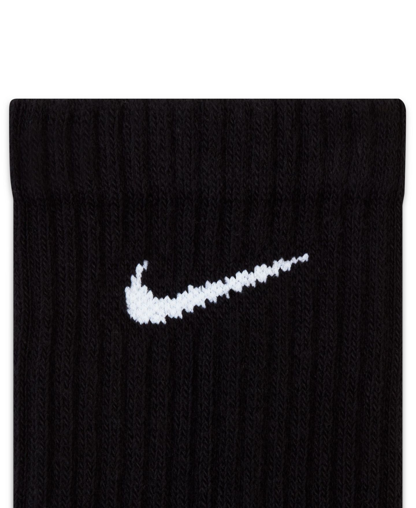 Носки Everyday для мужчин, средней высоты, 3 шт. — Nike, цвет: Чёрный / Белый — фото 5