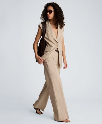 Women's High-Rise Wide-Leg Pants