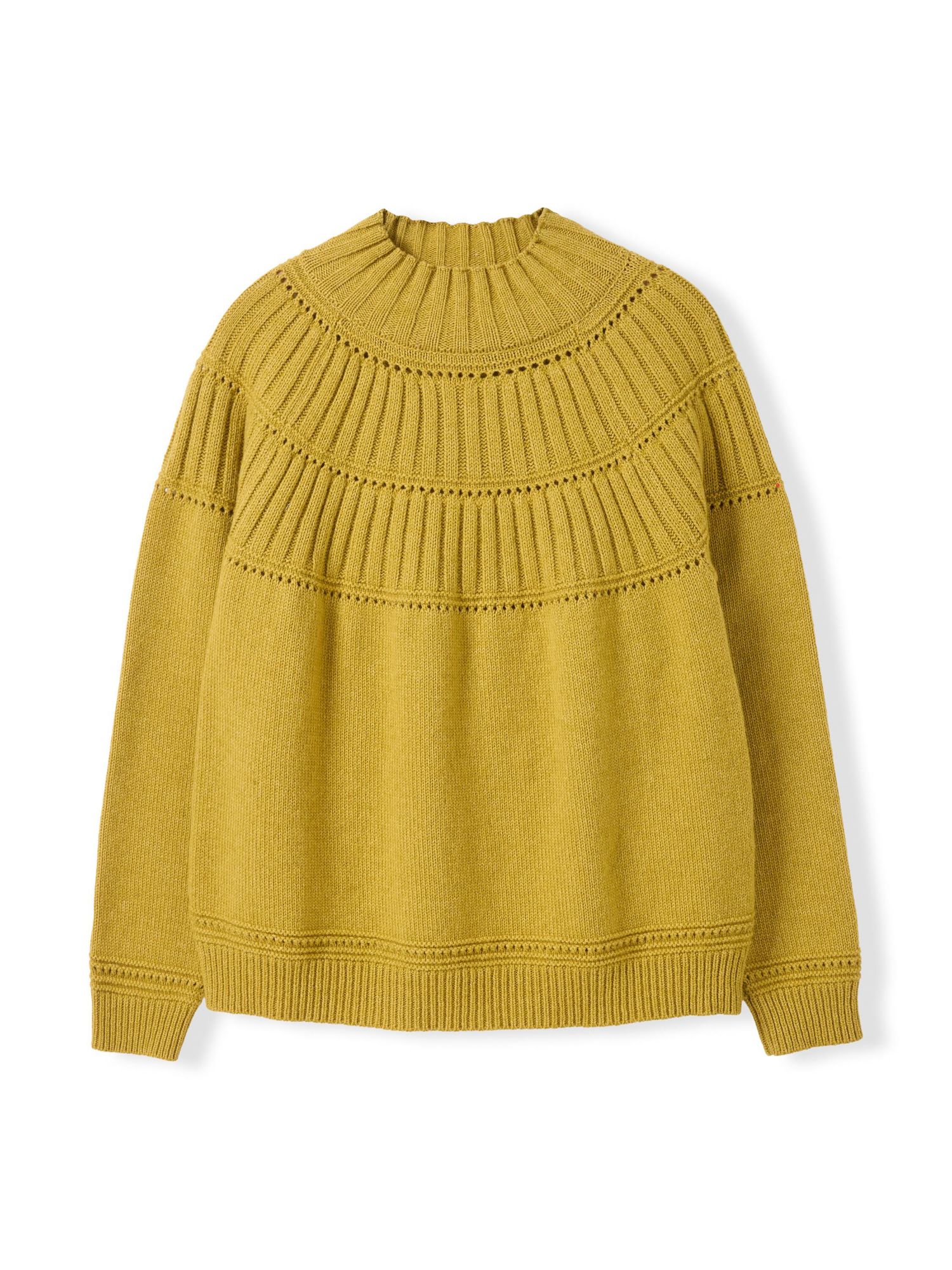 Women's Textured Yoke Sweater