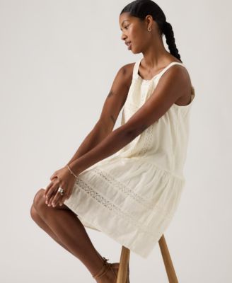 Women's Kate Embroidered Square Neck Mini Dress