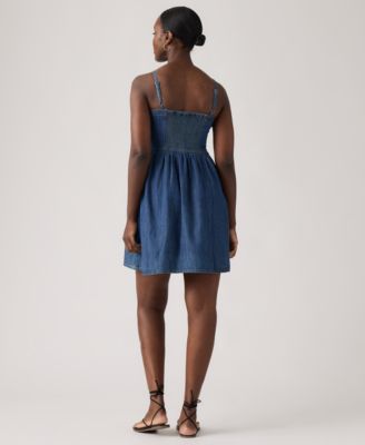 Women's Jadine Square Neck Denim Mini Dress