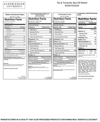 Tea Tranquility Spa Gift Basket, 12-Pc.