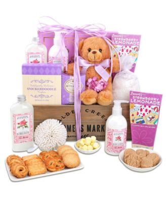 Pampered Rose Self Care Gift Basket, 8-Pc.