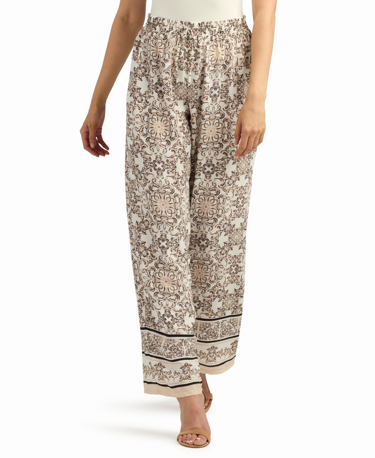 Женские брюки BCX Women's Printed Pull-On Pants — фото 1
