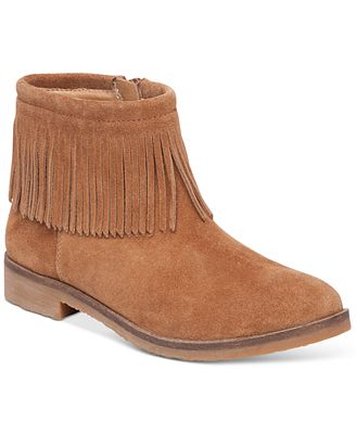 Lucky Brand Women's Galley Fringe Booties - Boots - Shoes - Macy's