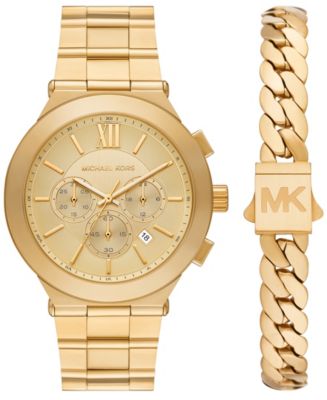 Michael Kors Men's Billie Quartz Chronograph Gold Stainless Steel