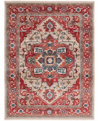 Quentin LRL1298C Red and Beige 10' X 13' Area Rug