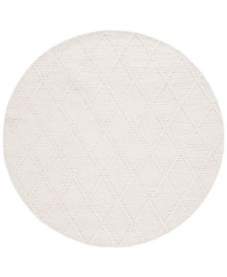 Millie LRL6310A Ivory and Ivory 6' X 6' Round Area Rug