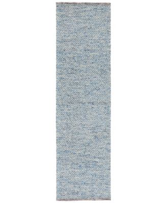 Eleanora LRL6503A Blue 2'3" X 8' Runner Area Rug