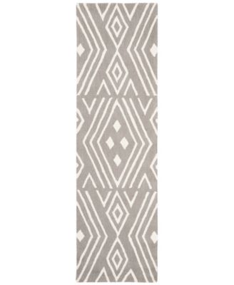 Imani Geometric LRL6609F Sepia 2'3" X 8' Runner Area Rug