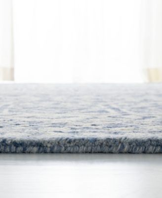 Theresa LRL6650A Ivory and Blue 4' X 6' Area Rug