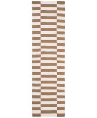 Ludlow Stripe LRL7350C Sepia 2'3" X 8' Runner Area Rug