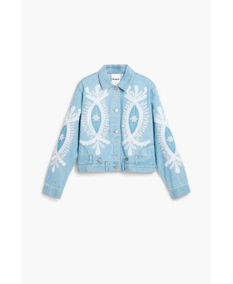 Women's Denim jacket with embroidery