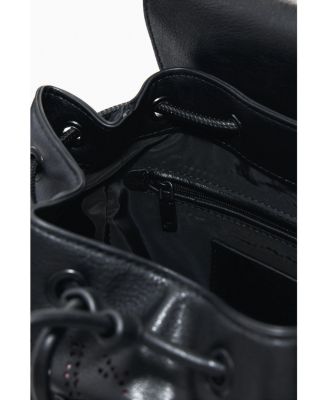 Women's Perforated small backpack