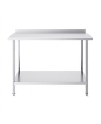 Heavy Duty Stainless Steel Work Table 24 x 48 x 36 in for Restaurant and Home Use