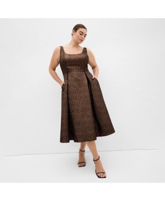 Women's Rosella Jacquard Midi Dress