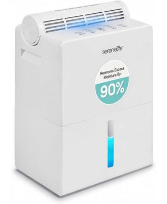 91oz Dehumidifier for Home – Covers Up to 1200 Sq Ft, Timer, Sleep Mode, Humidity Control, Includes Removable Closet Dehumidifier