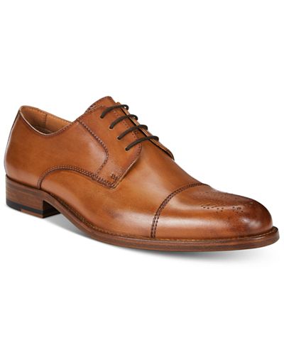 Tasso Elba Men's Antonio Cap Toe Derbys, Only at Macy's