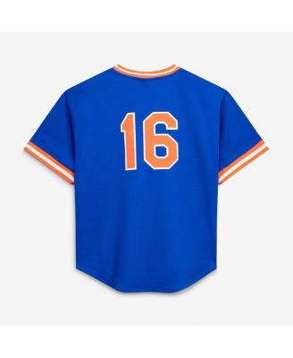 Men's Dwight Gooden Royal New York Mets Authentic Batting Practice Jersey