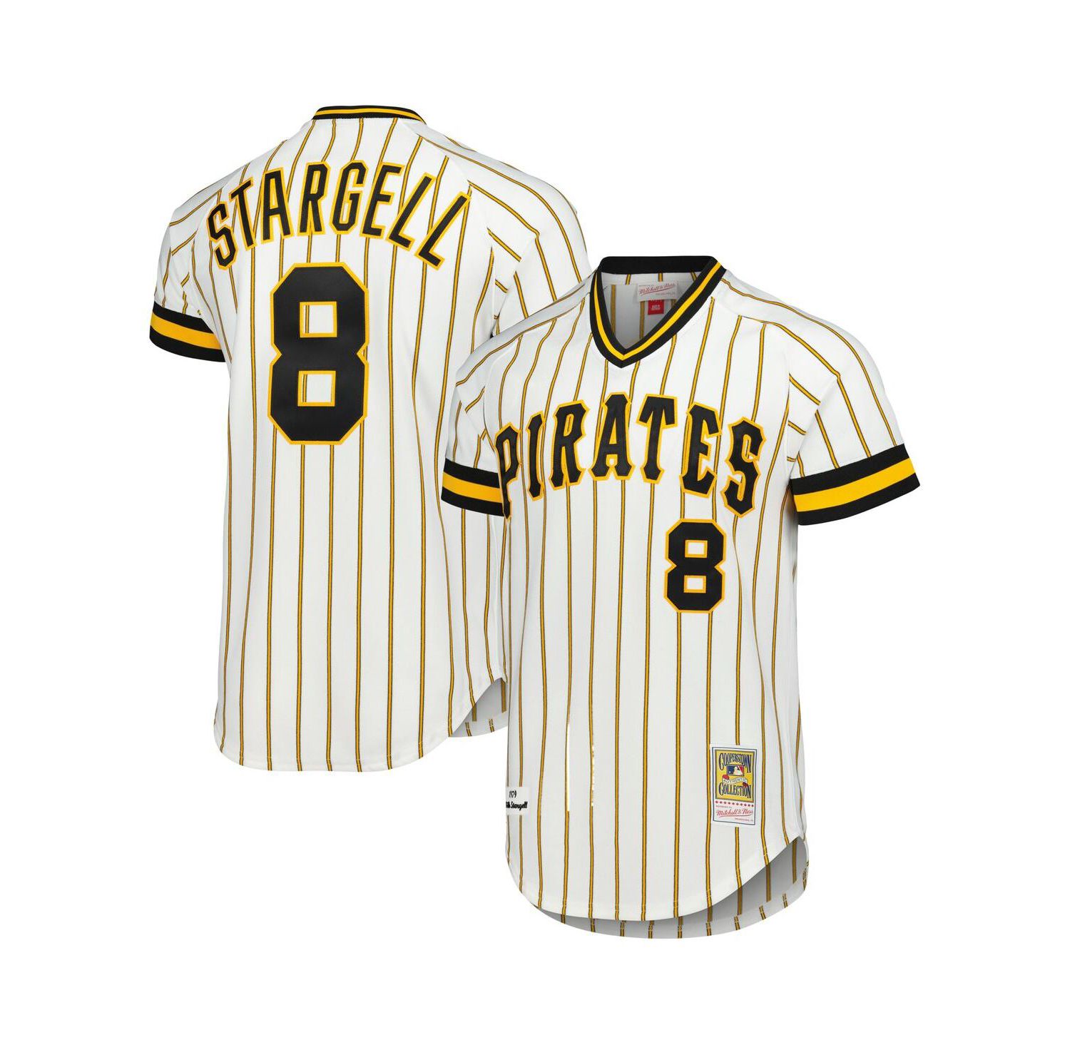 Men's Willie Stargell White Pittsburgh Pirates Cooperstown Collection 1979 Authentic Jersey