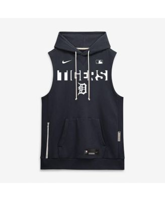 Men's Navy Detroit Tigers Authentic Collection Standard Issue Dri-FIT Sleeveless Hoodie